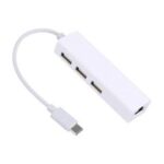 Adaptateur USB Type-C vers HUB 3.0 - Blanc