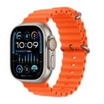 APPLE Watch Ultra 2 49mm - Boitier En Titane Et Bracelet Orange Océan