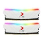 Barrette Mémoire PNY XLR8 Gaming RGB 16Go DDR4 3200 MHz - Blanc