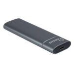 Boîtier ARGUS Pour Disque Dur Externe SSD M.2 NVMe / USB 3.2 Type-C - Gris
