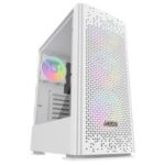 Boitier Gamer AQIRYS GACRUX Moyen Tour 4 Fans RGB - Blanc