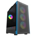 Boitier Gamer AQIRYS SARGAS Moyen Tour 4 Fans RGB - Noir