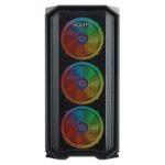 Boitier Gamer AQIRYS WEZEN Mini Tour MATX 4 FANS RGB – Noir