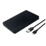Boitier Pour Disque Dur Externe  2.5'' USB 2.0 - Noir