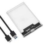 Boitier Pour Disque Dur Externe 2.5'' USB 3.1 - Transparent
