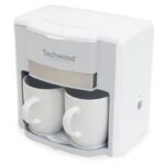 Cafetière Électrique TECHWOOD Duo TCA-202 500W - Blanc