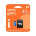 Carte Mémoire ADATA 32Go Class 10 Micro SDHC avec Adaptateur
