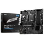 Carte Mère MSI PRO B760M-P DDR4 m-ATX (4711377030991)