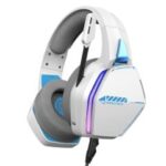 Casque Filaire Gaming ONIVERSE NEBULA LED - Blanc