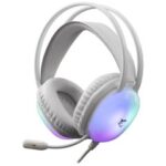 Casque Gamer Filaire WHITE SHARK PEACOCK - Blanc