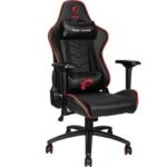 Chaise Gaming MSI Mag CH120X En Cuir PVC Avec Accoudoirs - Noir & Rouge