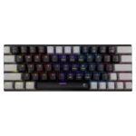 Clavier Gamer Filaire WHITE SHARK WAKIZASHI 2 US Noir/Gris - Interrupteurs bleus