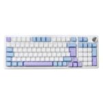 Clavier Sans Fil Gaming G-LAB keys Elite 400 RGB - Blanc et Bleu
