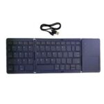 Clavier Sans Fil JEQANG Pliable avec souris- Gris