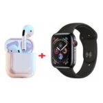 Coffret W26 PRO MAX Montre Connectée + Airpods - Noir