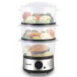 Cuiseur Vapeur TECHWOOD TCV-750 500W - Noir&Inox