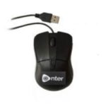 Souris Optique Filaire ENTER Slider USB - Noir