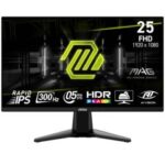 Ecran Gaming MSI MAG 255XF 24.5'' Full HD Fast IPS 300Hz