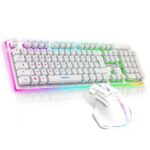 Ensemble Clavier et Souris Gamer Filaire SPIRIT OF GAMER ULTIMATE 600 - Blanc