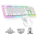 Ensemble Clavier et Souris Gamer SPIRIT OF GAMER ULTIMATE 600 - Blanc