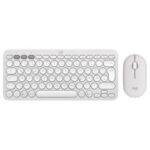 Ensemble Clavier & Souris Sans Fil LOGITECH Combo Pebble 2 - Blanc
