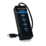 HUB USB-C 4 Ports USB 3.0 - Noir