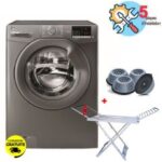 Lave Linge Frontal HOOVER H3W272DGG-04 7 kg + Sèche Linge + Pack 4 Tampons