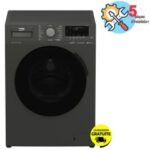 Lave Linge Frontal Inverter BEKO WTE12726MG 12kg - Gris Foncé