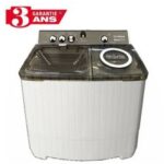 Lave Linge Semi-Automatique FRESH TTW-13G 13kg - Blanc&Gris