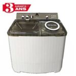 Lave Linge Semi-Automatique FRESH TTW-15G 15kg- Blanc&Gris