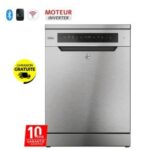 Lave vaisselle Inverter HOOVER 16 Couverts HF6C7F0X-17 - Inox