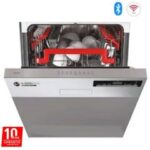 Lave Vaisselle Semi-Encastrable HOOVER 16 Couverts Wi-Fi&Bluetooth - Inox