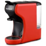 Machine à Café Expresso TECHWOOD Multi-Capsules 1450W - Rouge