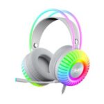 Micro Casque Gamer Filaire HAVIT H2046U RGB - Blanc
