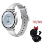 Montre Connectée XIAOMI Watch S4 41mm Avec Redmi Buds 6 Play - Blanc