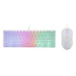 Pack Clavier Souris Gaming G-Lab Combo HYDROGEN 2 en 1 - Blanc