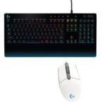 Pack Gamer LOGITECH Filaire Souris G102 et Clavier G213 - Blanc