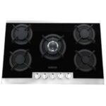 Plaque De Cuisson Encastrable AUXSTAR AUX-800V-F 5 Feux - Noir
