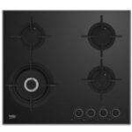 Plaque De Cuisson Encastrable BEKO HCLW64222S 4Feux 60cm - Noir