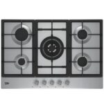Plaque de Cuisson Encastrable BEKO HIAW75225SL 5Feux 75cm - Inox