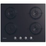 Plaque de Cuisson Encastrable CANDY CSG6B-4U2 4 Feux 60m - Noir