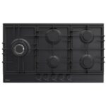 Plaque De Cuisson Encastrable FOCUS F8017BS 5Feux 90 cm - Noir