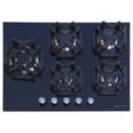 Plaque De Cuisson Encastrable FRANCO 379BF 5Feux 70 cm - Noir