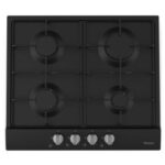 Plaque de Cuisson Encastrable FOCUS F401B 4 Feux 60cm - Noir