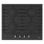 Plaque de Cuisson Encastrable FOCUS F404B 4 Feux 60cm - Noir