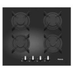 Plaque de Cuisson Encastrable FOCUS F409B 4 Feux 60 cm - Noir