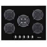 Plaque de Cuisson Encastrable FOCUS F4109B 5 Feux 90 cm - Noir