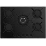 Plaque de Cuisson FOCUS F417B 5 Feux 75 cm Noir
