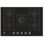 Plaque de Cuisson Encastrable HOOVER HVG74K3B 5 Feux 75 cm - Noir