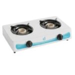 Réchaud à Gaz Naturel JZY2-400C 2Feux - Blanc